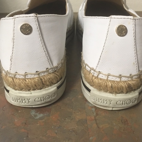 Jimmy Choo White Espadrilles - Picture 3 of 9